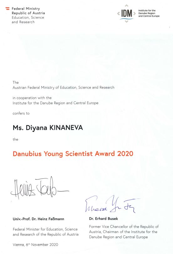 Danubius Award-D. Kinaneva.JPG